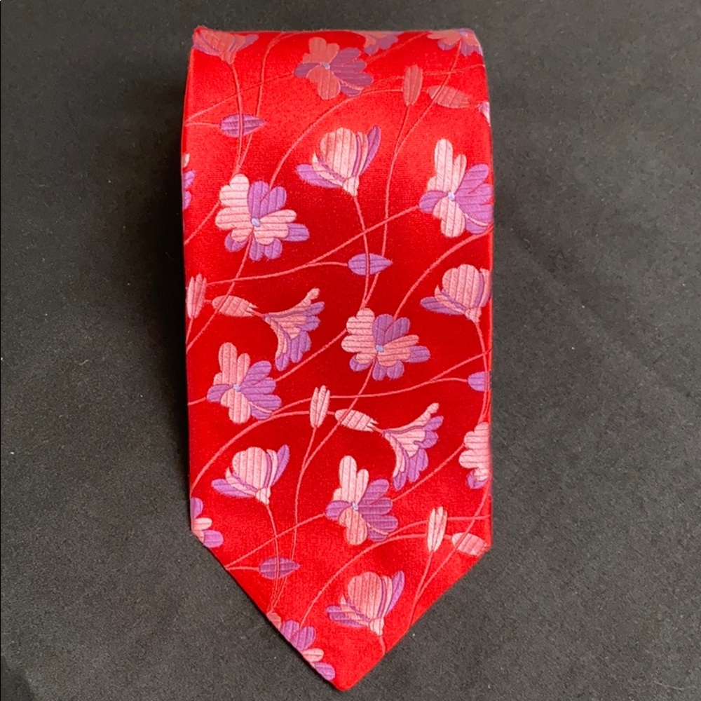 Ted Baker silk red tie